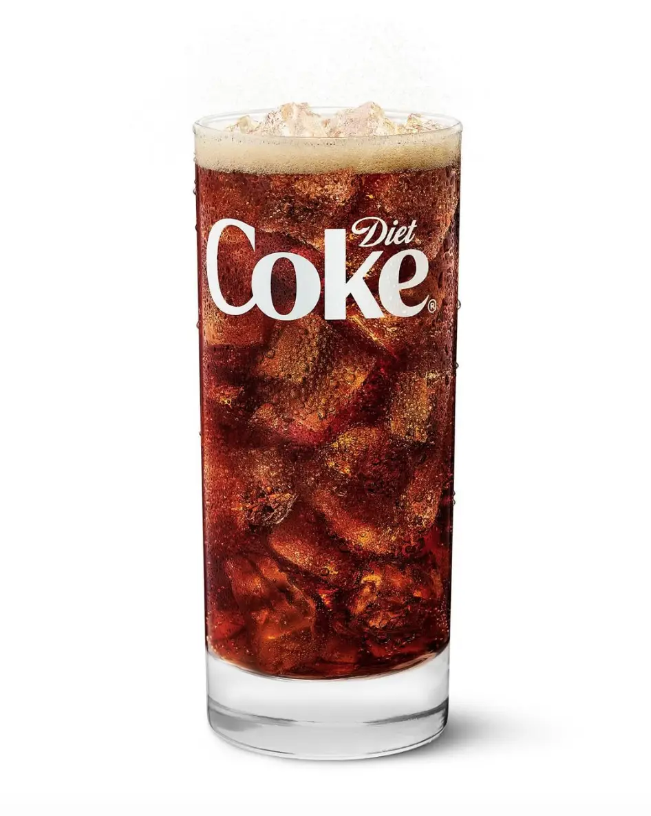 Kieran Culkin kept his order simple with one small Coca-Cola (Instagram/@mcdonalds)