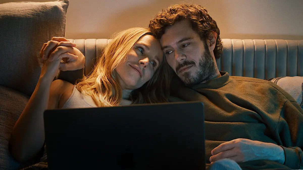 Kristen Bell and Adam Brody in Nobody Wants This (Netflix)