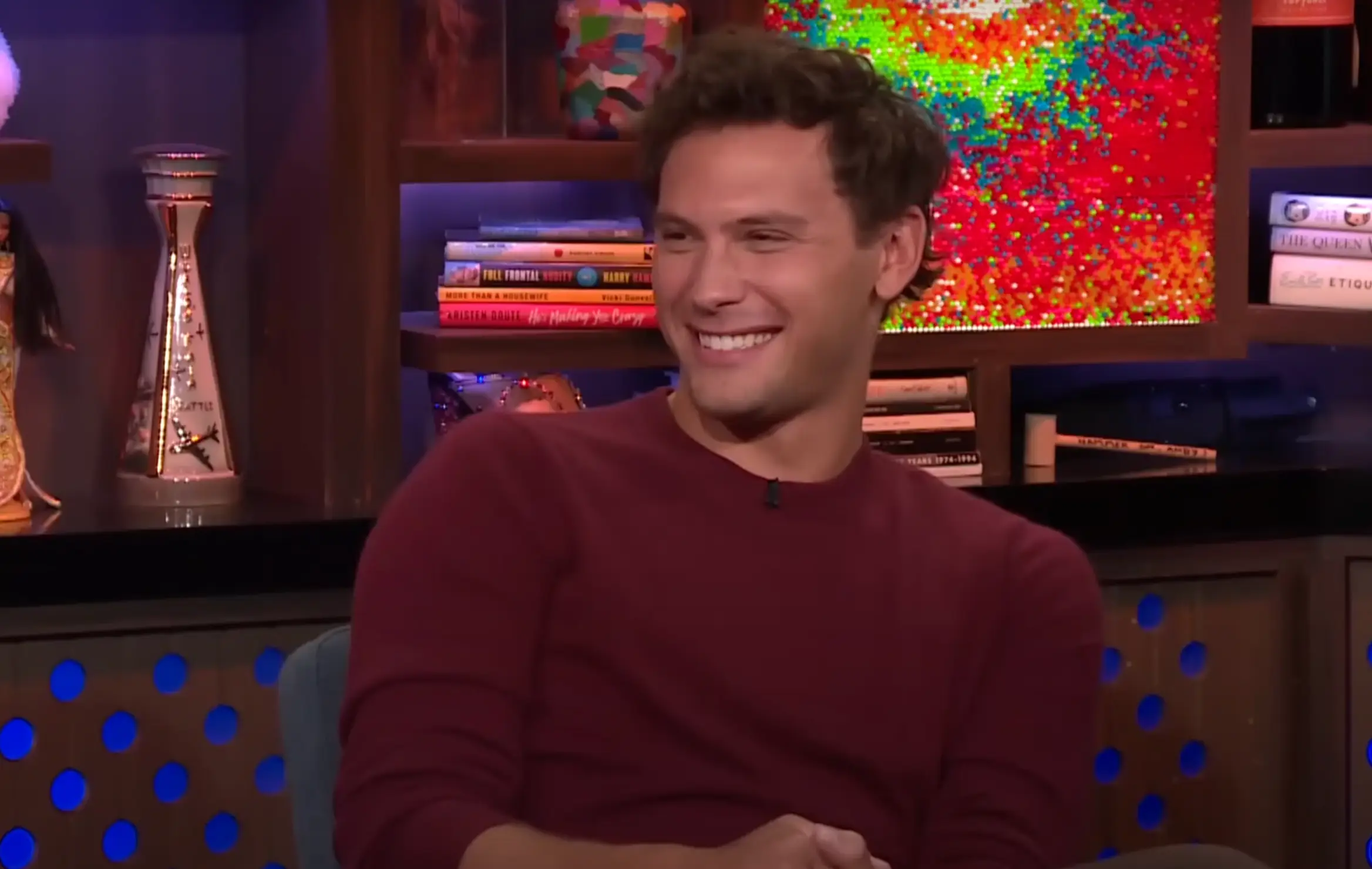 Koch revealed he did not use a prosthetic for the shower scene (Watch What Happens Live)