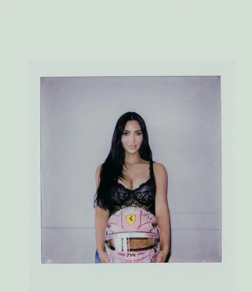 Hamilton shared a snap of Kardashian on Instagram (Instagram/@lewishamilton)