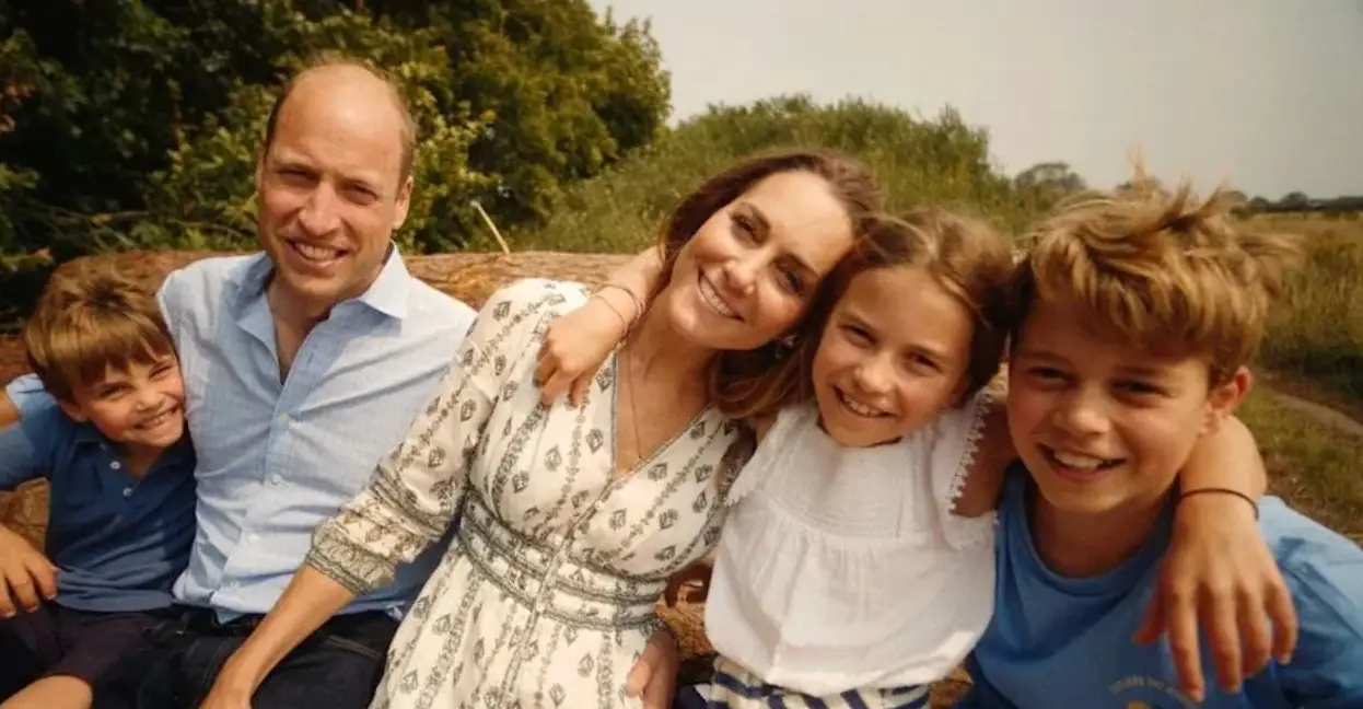 Last year's card came from Kate's cancer-update clip (Kensington Palace)