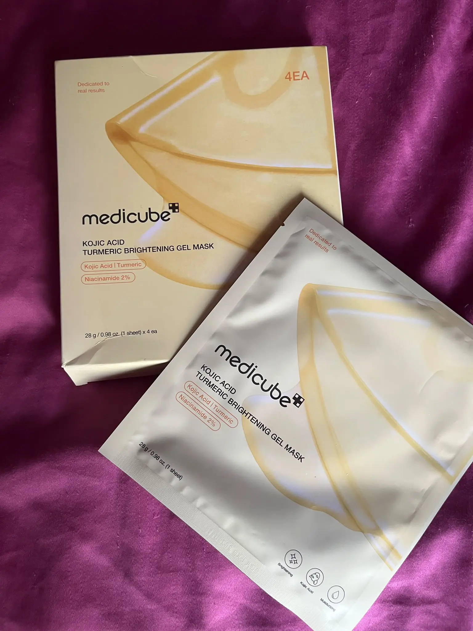 Medicube Jelly Gel Mask with Brightening Kojic Acid Turmeric (Photo credit: Samantha Price)