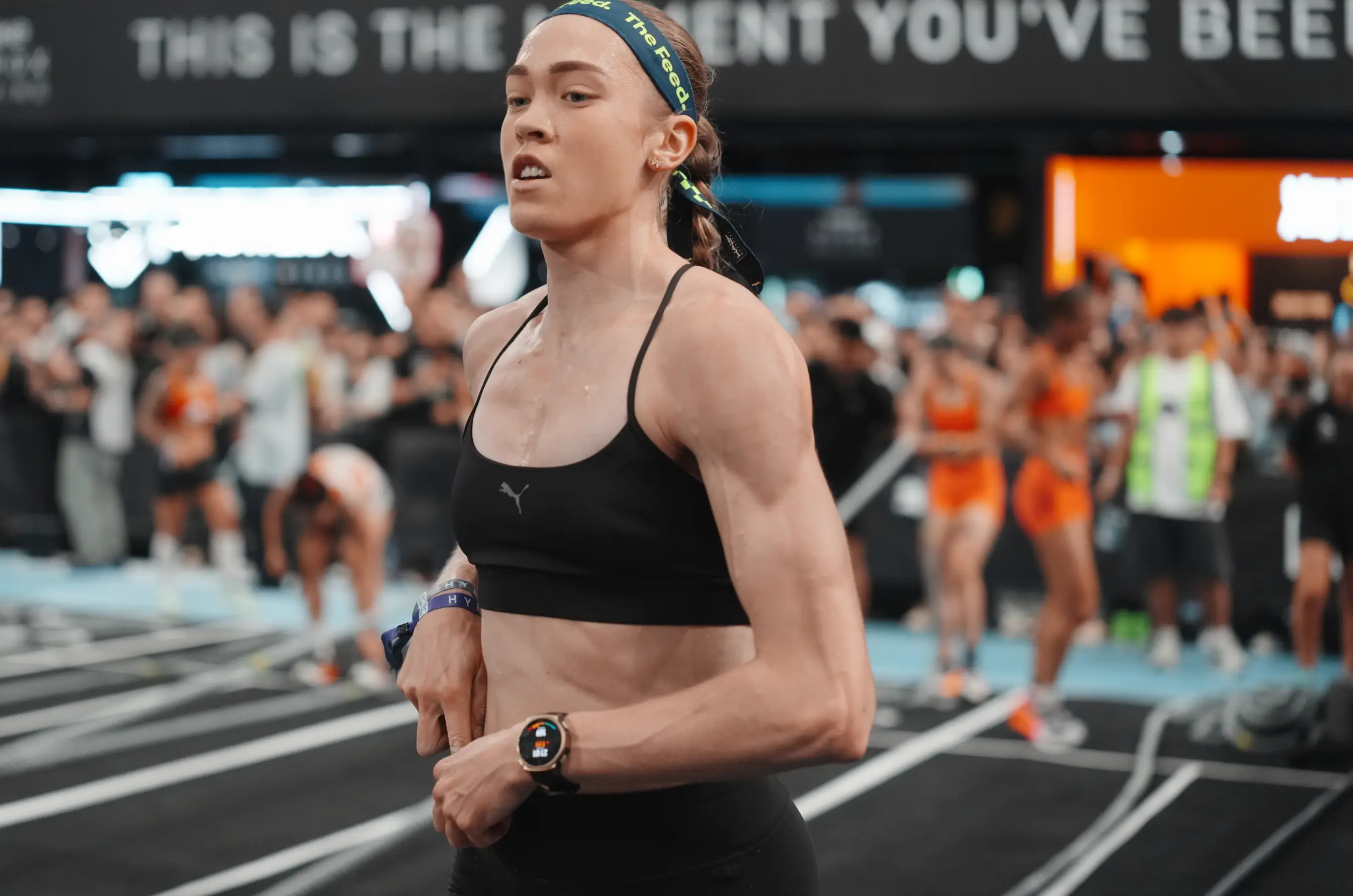 Joanna Wietrzyk currently holds the women's Hyrox world record (Fred Lee/Getty Images)