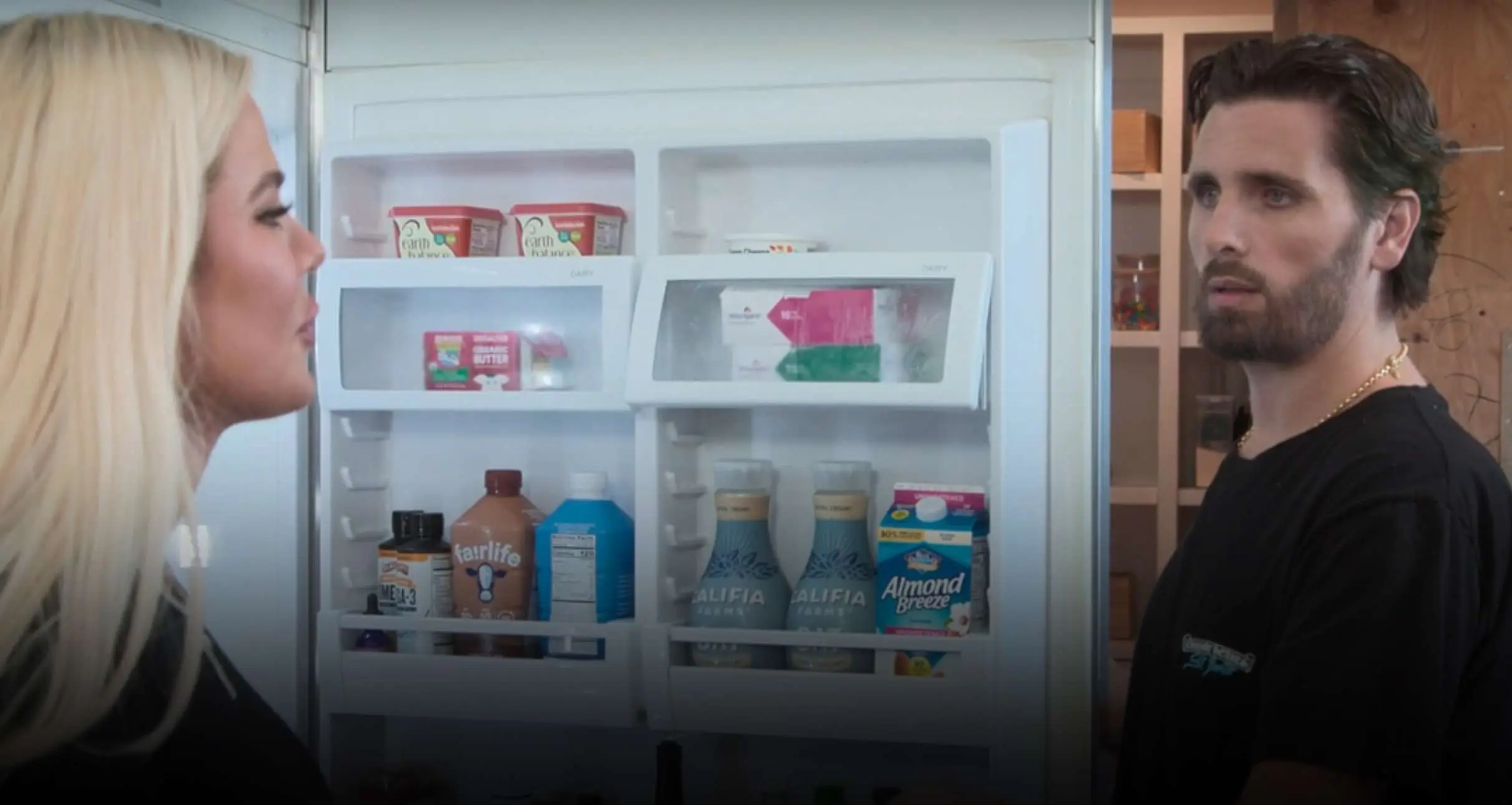 Fans were quick to notice the diabetes drug in Scott Disick's fridge (Disney+)