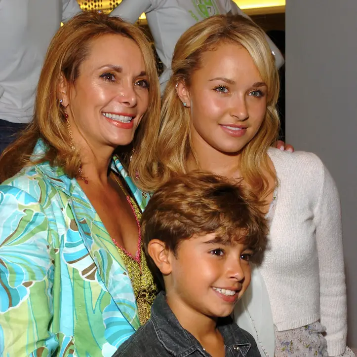 Lesley Vogel with her children Hayden and Jansen Panettiere (Duffy-Marie Arnoult/WireImage)