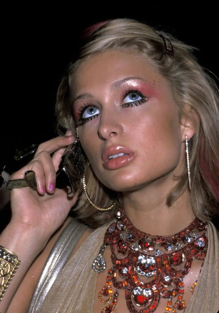 Fans praised The Simple Life star for being so 'dedicated' to her blue-eyed aesthetic throughout the years. (Carmen Valdes / Contributor / Getty Images)