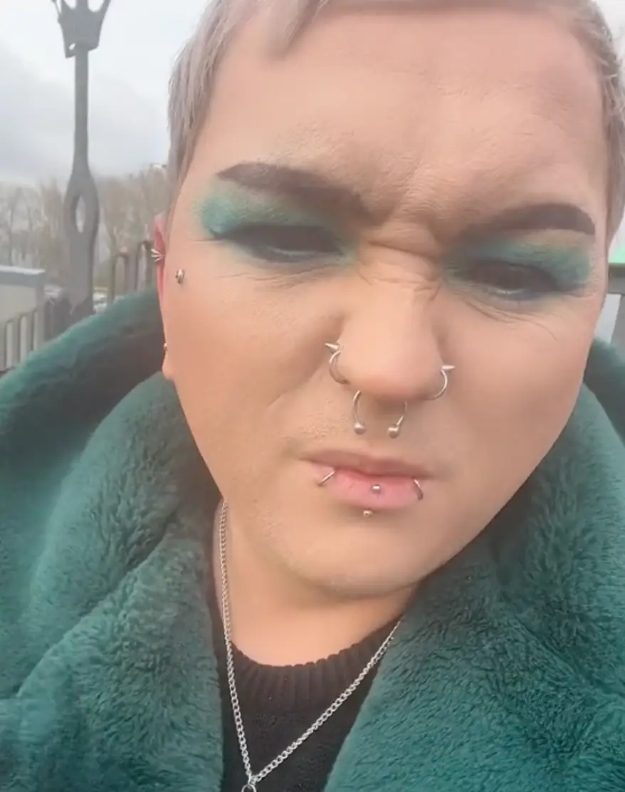 The piercer was shocked to find out how young the baby was.