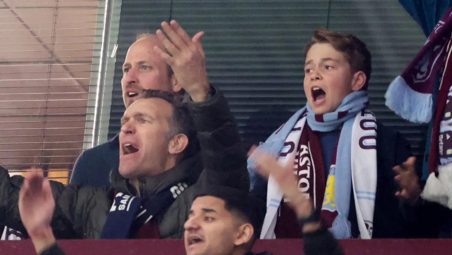 The 11-year-old has previously attended Aston Villa games with his father, the Prince of Wales (Jean Catuffe/Getty Images)
