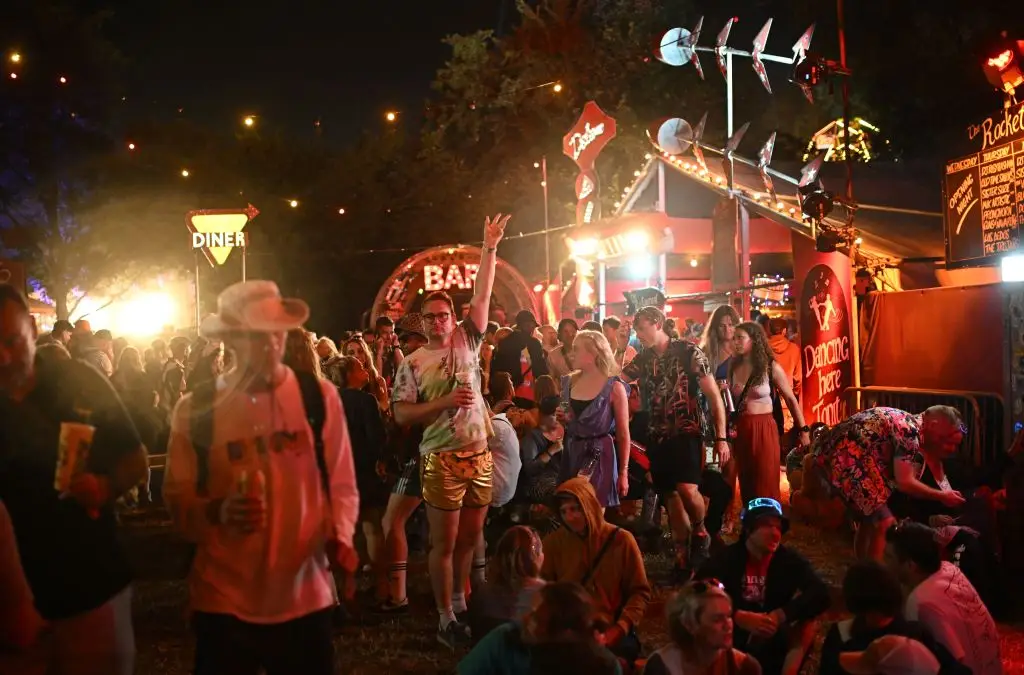 While Glastonbury is an expensive weekend, it doesn't stop thousands of punters flocking every year. (OLI SCARFF/AFP via Getty Images)