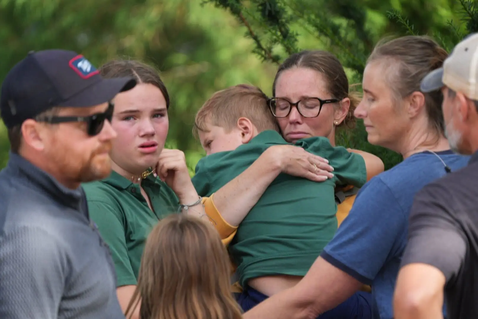 Two children were killed after the gunman opened fire (Alex Kormann/The Minnesota Star Tribune via Getty Images)
