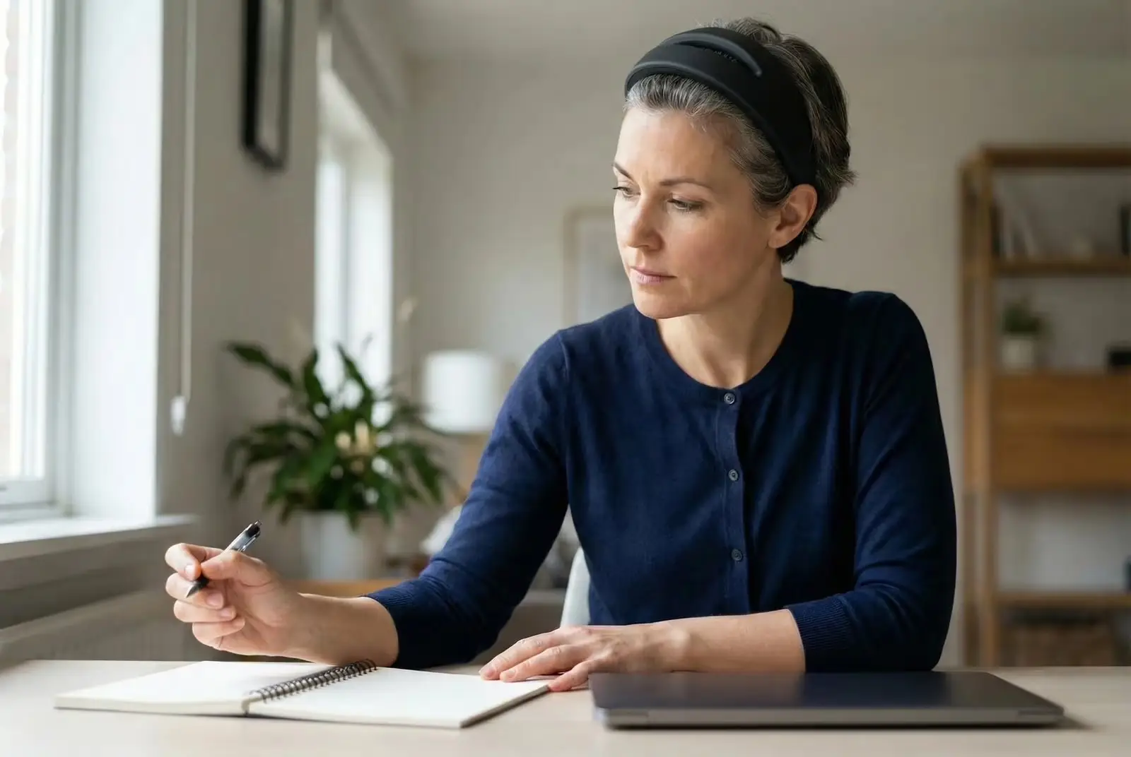 The device is designed to be worn 20 minutes a day in the run-up to your period (Samphire Neuroscience) 