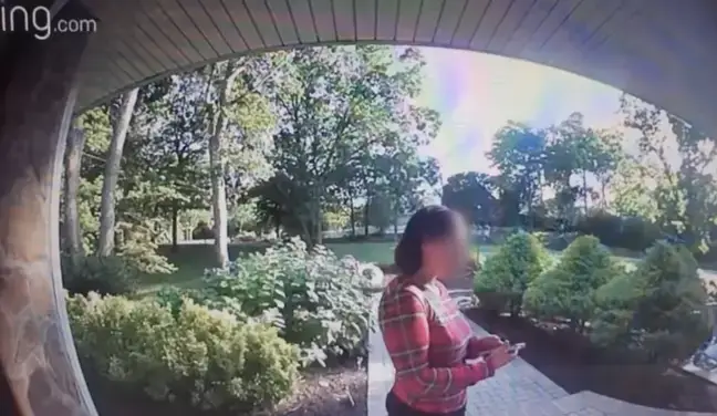 The outburst has gone viral online with over one million views.