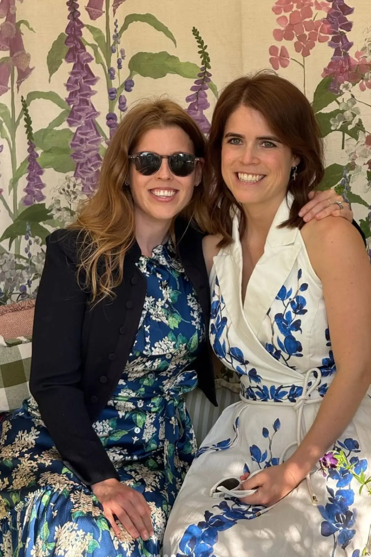 Eugenie (right) is the younger sister of Princess Beatrice (Instagram/@princesseugenie)