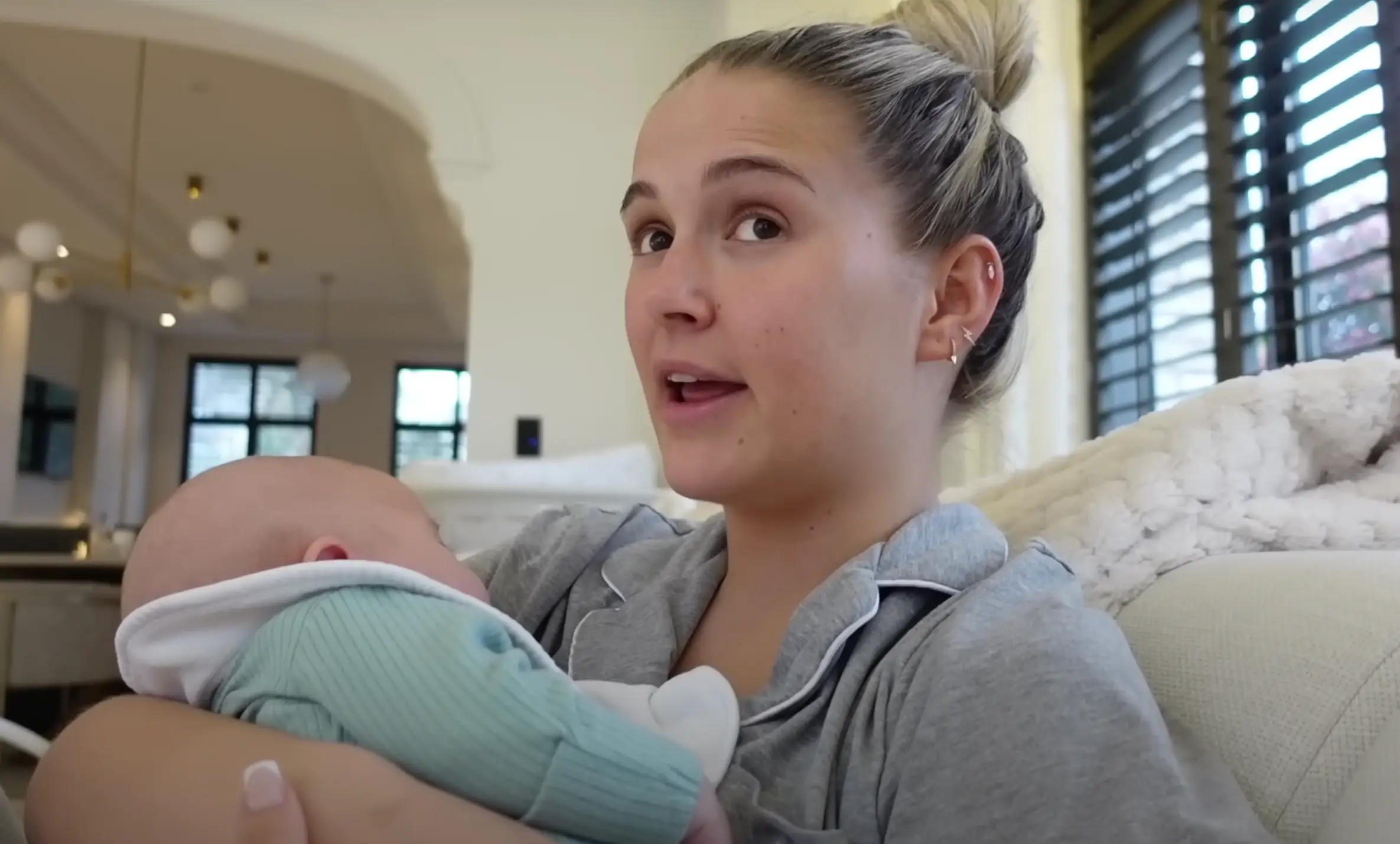 Molly-Mae said she's 'probably getting about four or five hours' sleep per night.