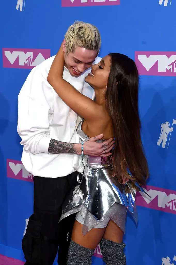 Pete Davidson and Ariana Grande were engaged for four months in 2018 (Jamie McCarthy / Staff / Getty Images)