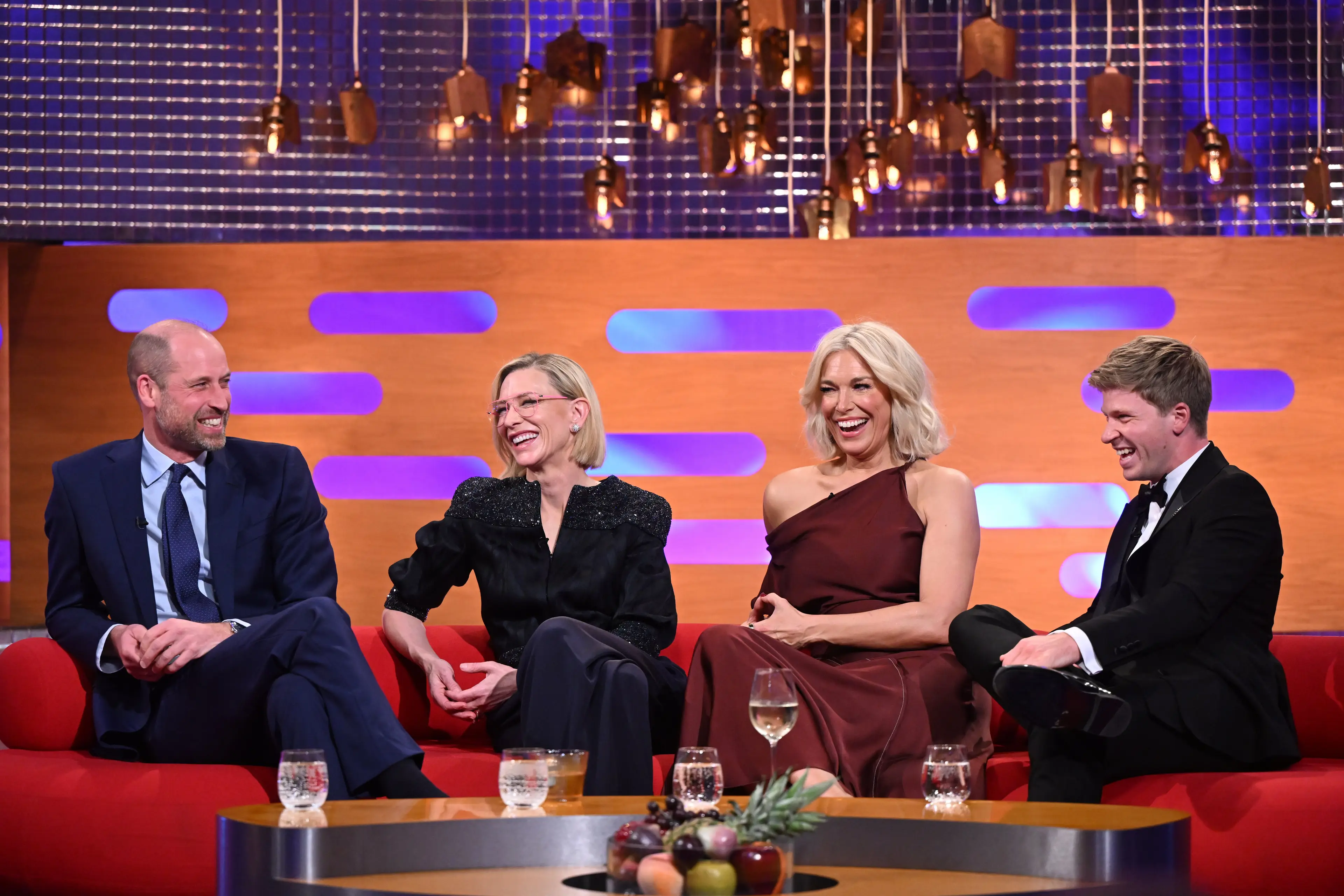 William had a connection to fellow guests Cate Blanchett, Hannah Waddingham and Robert Irwin (PA)