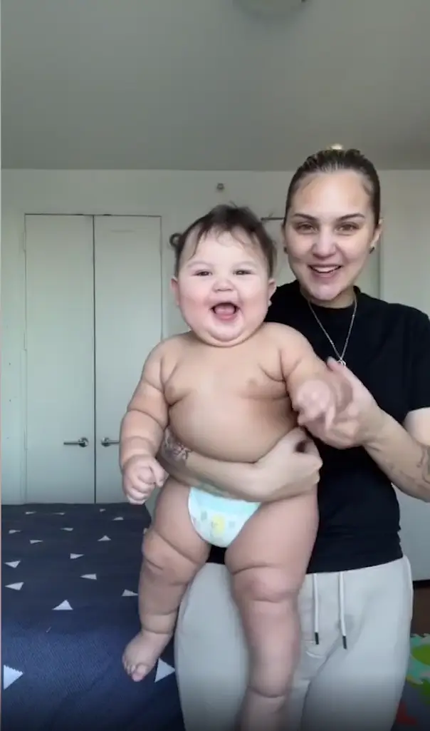 Despite his size, Kason is a healthy baby (