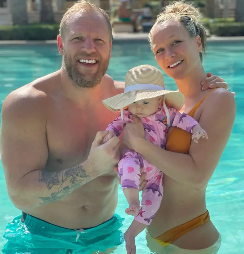 Chloe became a mum for the first time last year with husband James Haskell.