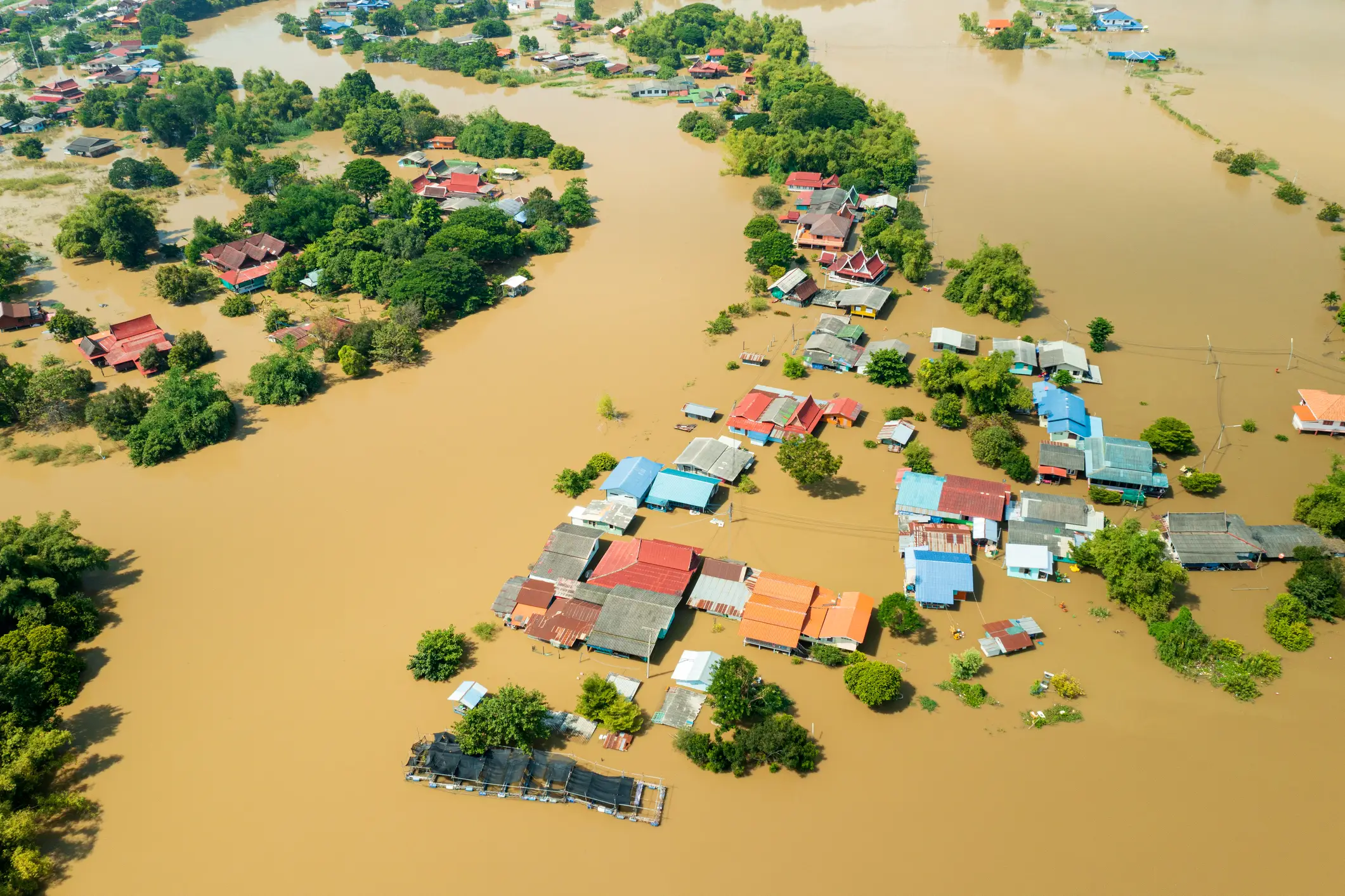 Flooding and wildfires are a very real risk now (Getty Stock)