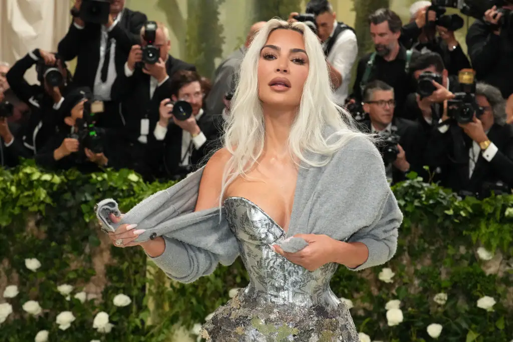 Kim Kardashian's waist-cinching corset at the Met Gala seriously divided opinion online (Jeff Kravitz / Contributor / Getty Images)