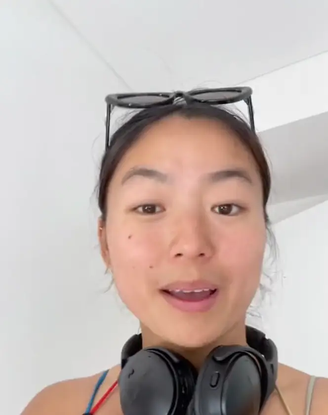 Jessie documented her embarrassment on TikTok.
