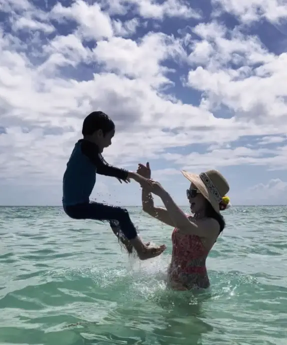 Liu had her son via gestational surrogacy.