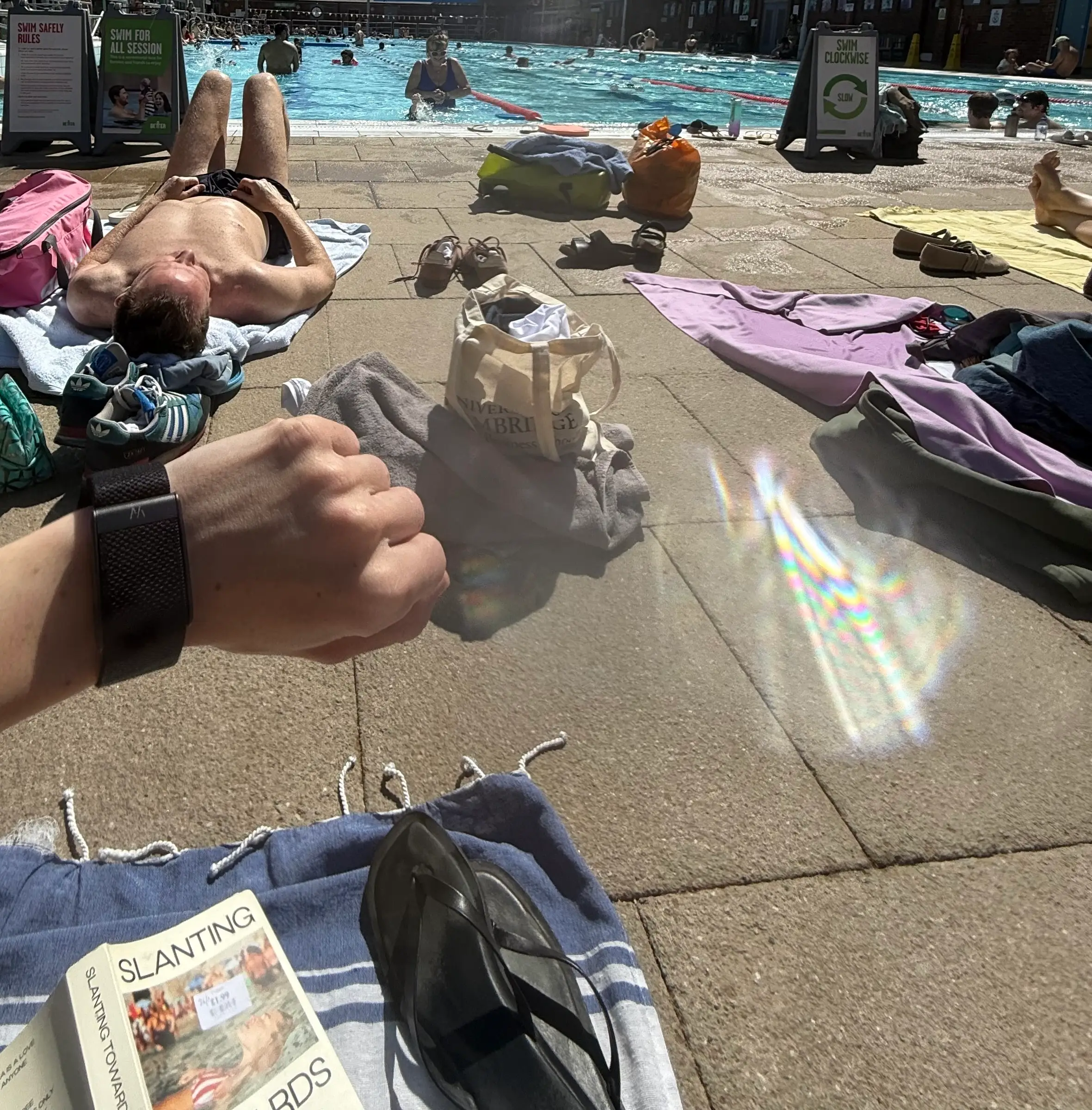 Surprisingly, the watch is waterproof so can be worn in the shower or swimming pool