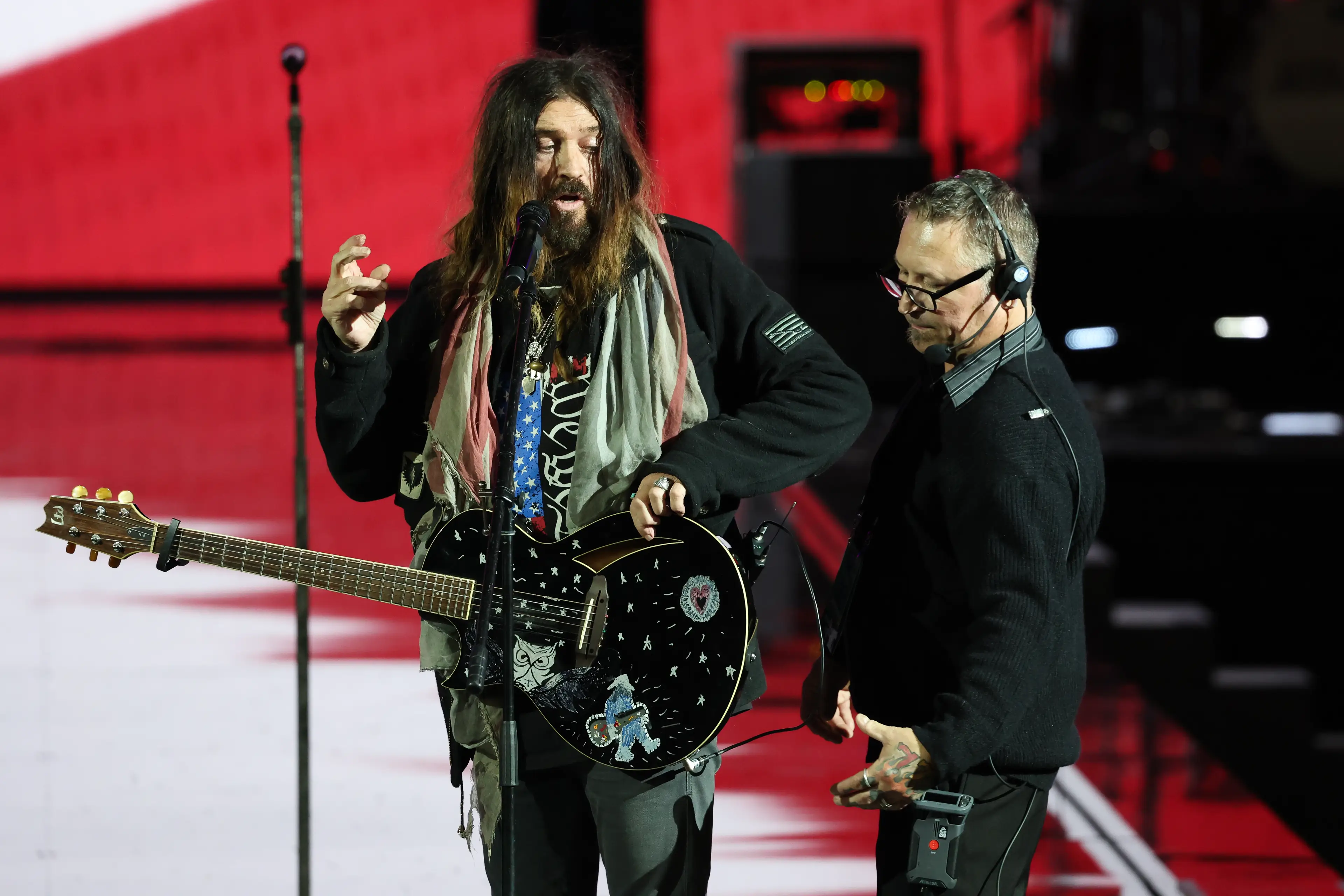 Billy Ray's musical performance was deemed controversial (Joe Raedle/Getty Images)