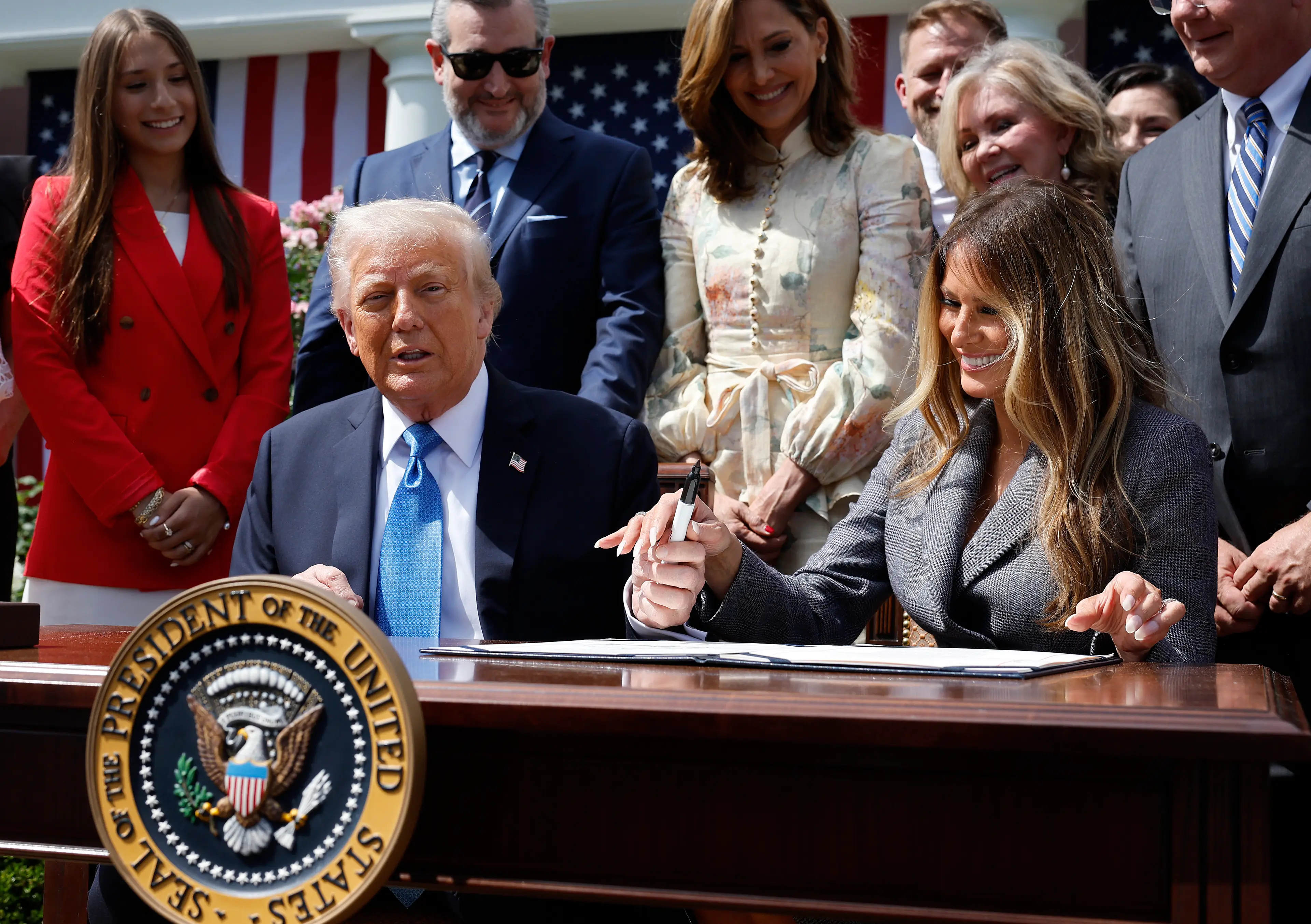 Melania previously signed the Take It Down Act (Chip Somodevilla/Getty Images)