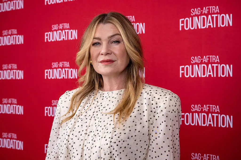 Ellen Pompeo should now be an expert in the rules of plane snacking, and won't be making the mistake again (Amanda Edwards/Getty Images for SAG-AFTRA)
