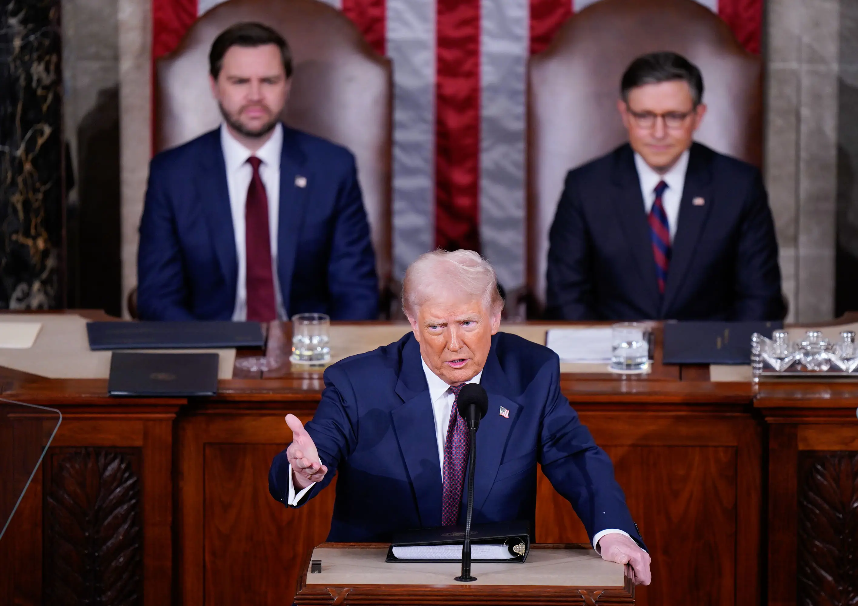 Trump spoke in Congress yesterday (Jabin Botsford/The Washington Post via Getty Images)