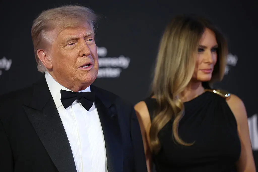 Trump reportedly 'cut off' Melania mid-interview at the Kennedy Center in Washington (Win McNamee / Staff / Getty Images)