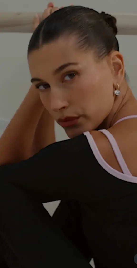 Hailey Bieber has just announced a 23-piece ballet-themed collection for Adanola (Instagram/@adanola)