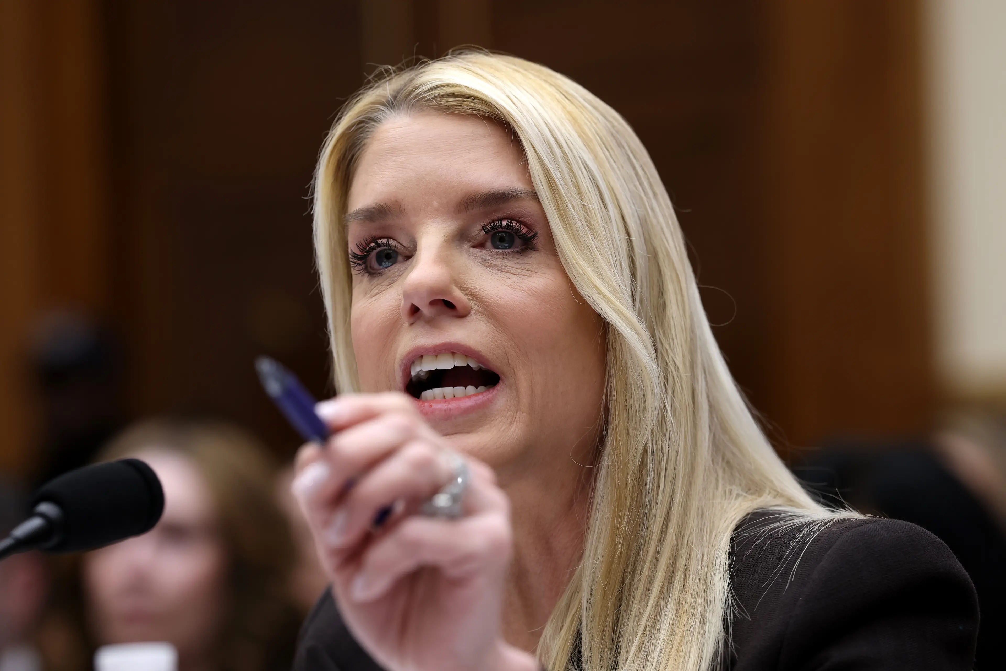 Pam Bondi previously claimed all Epstein files had been released (Win McNamee/Getty Images)