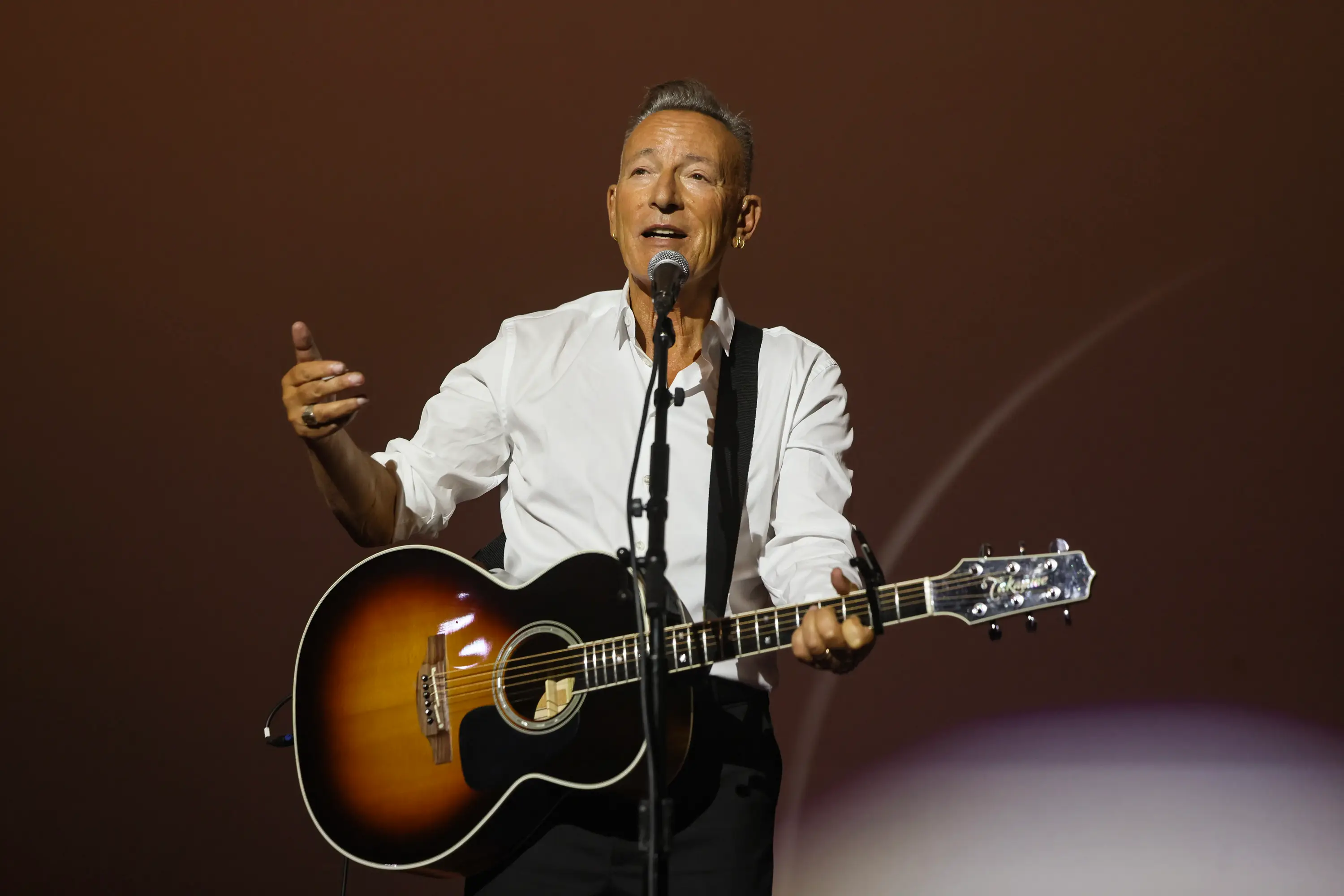 Trump, 79, called Springsteen, 76, a 'dried up prune' in his online rant (Rodin Eckenroth/Getty Images for AFI)