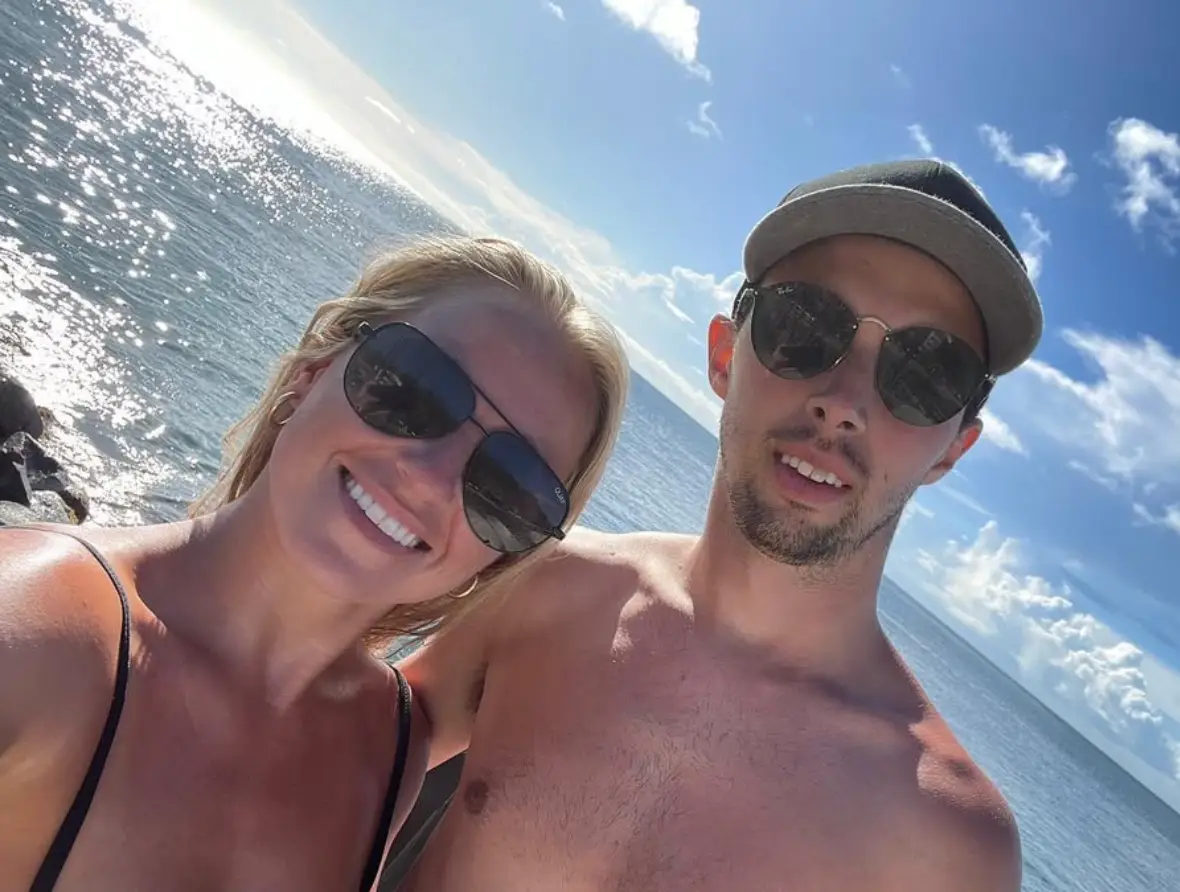 Madeline gave birth to Matthew's child in December (Instagram/mogaudreau)