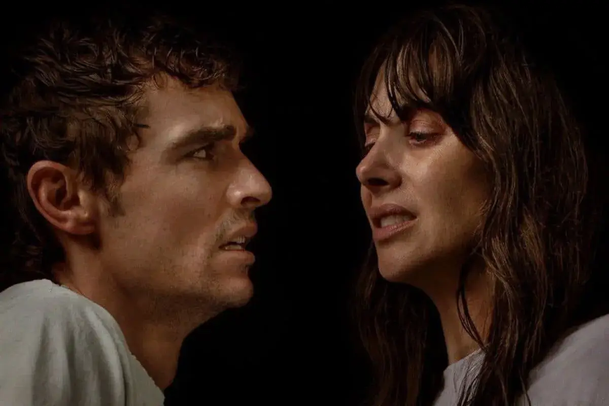 Together is a body horror movie starring real-life married couple Dave Franco and Alison Brie (NEON)