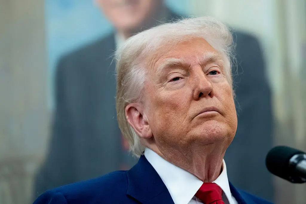 Some hawk-eyed social media users locked the child was Trump right away (Bloomberg / Contributor / Getty Images)