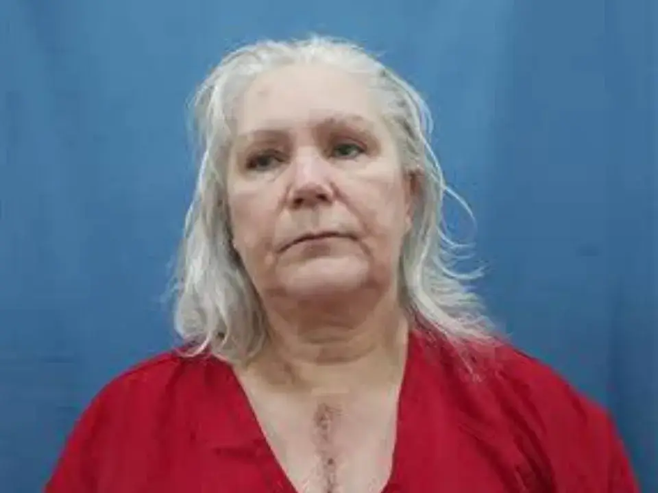Jail records show that Sheri Mitchell-Clutts, 65, was arrested and charged with murder (Franklin County Sheriff Office)