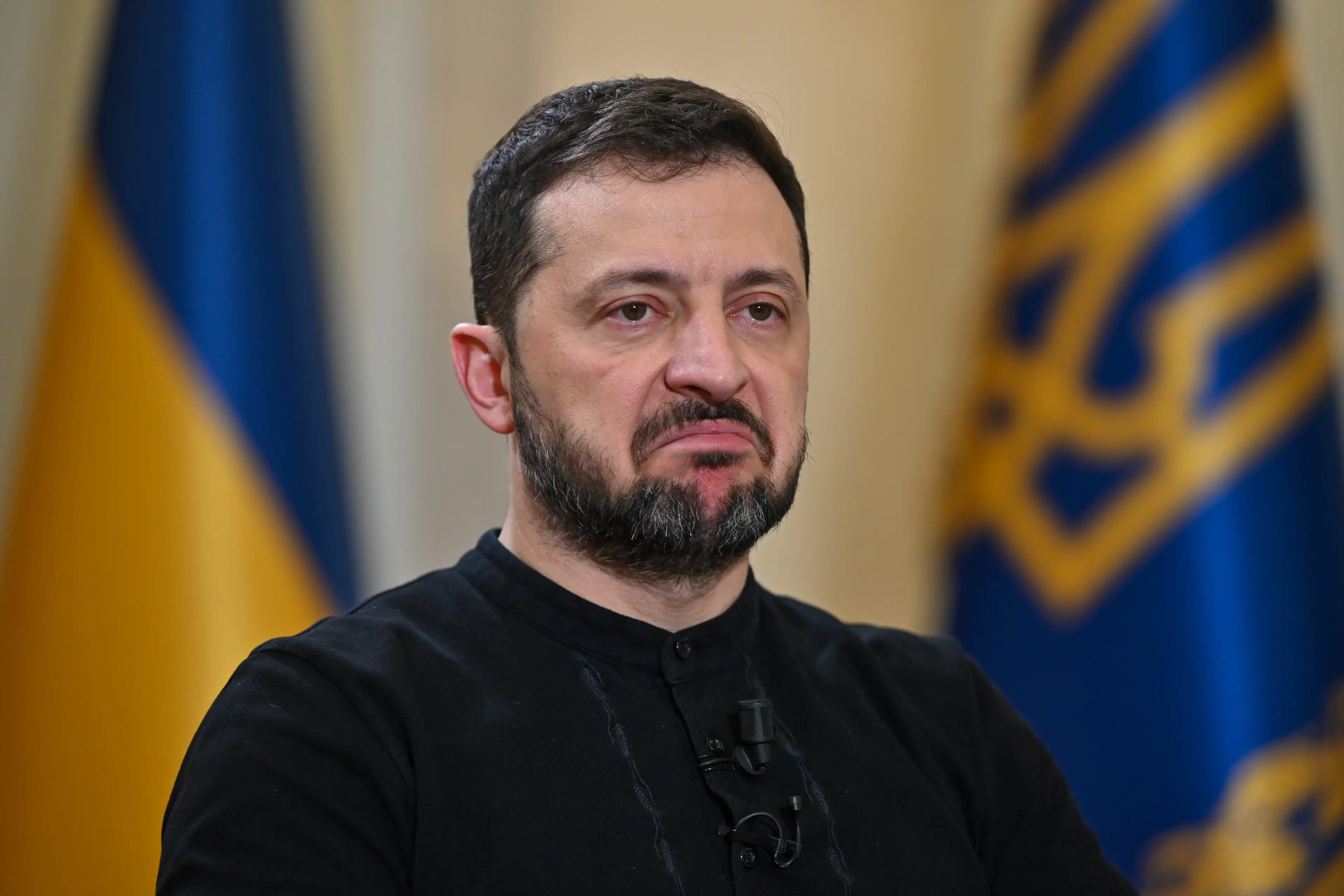 The Ukrainian president expressed his gratitude to America and Europe (Mert Gokhankoc/ dia images via Getty Images)