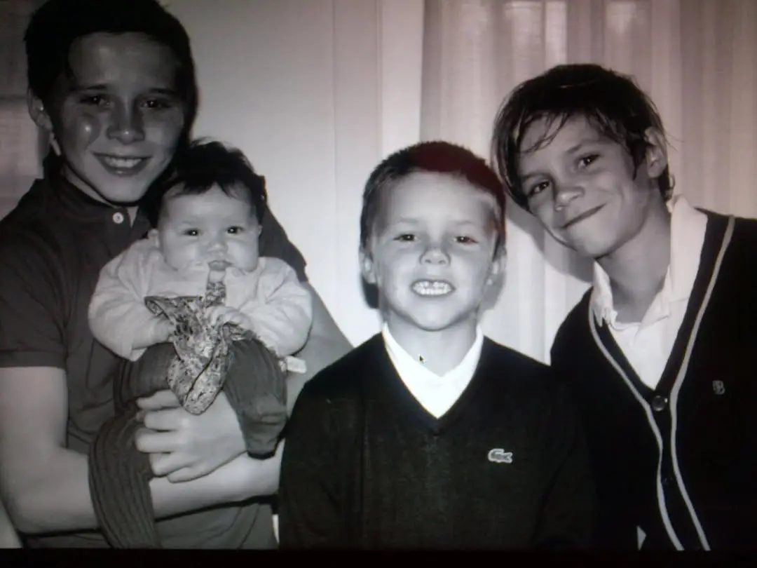 David and Victoria Beckham shared a number of posts featuring their estranged son Brooklyn in their Father's Day photo dumps (Instagram/@davidbeckham)