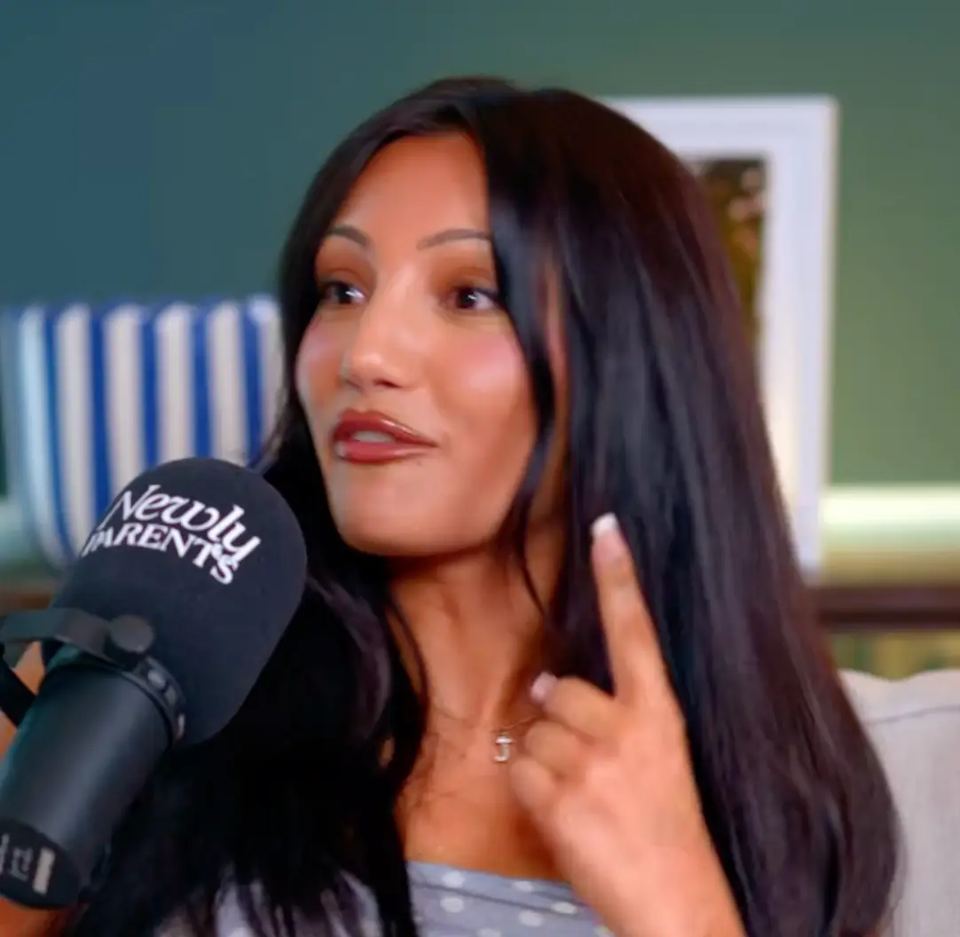 Jasmine gushed over how 'massively' in love she and Kavan are (YouTube/@newlyparentspodcast)