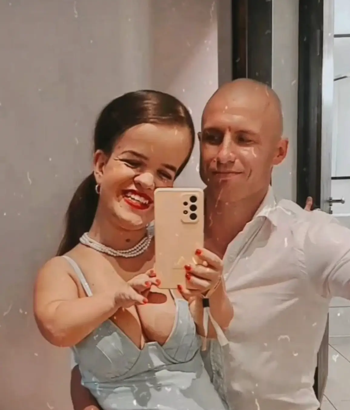 Cait was born with achondroplasia, a rare form of dwarfism.