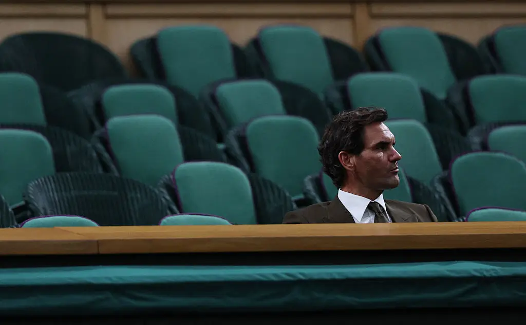 Wimbledon fans rushed online to praise Federer for sticking about so late (ADRIAN DENNIS / Contributor / Getty Images)
