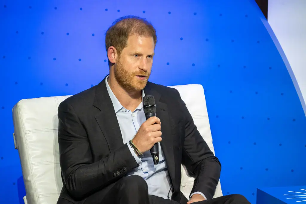 Prince Harry reportedly considered a name change during one of his brief UK visits (Diego Cuevas/Getty Images)