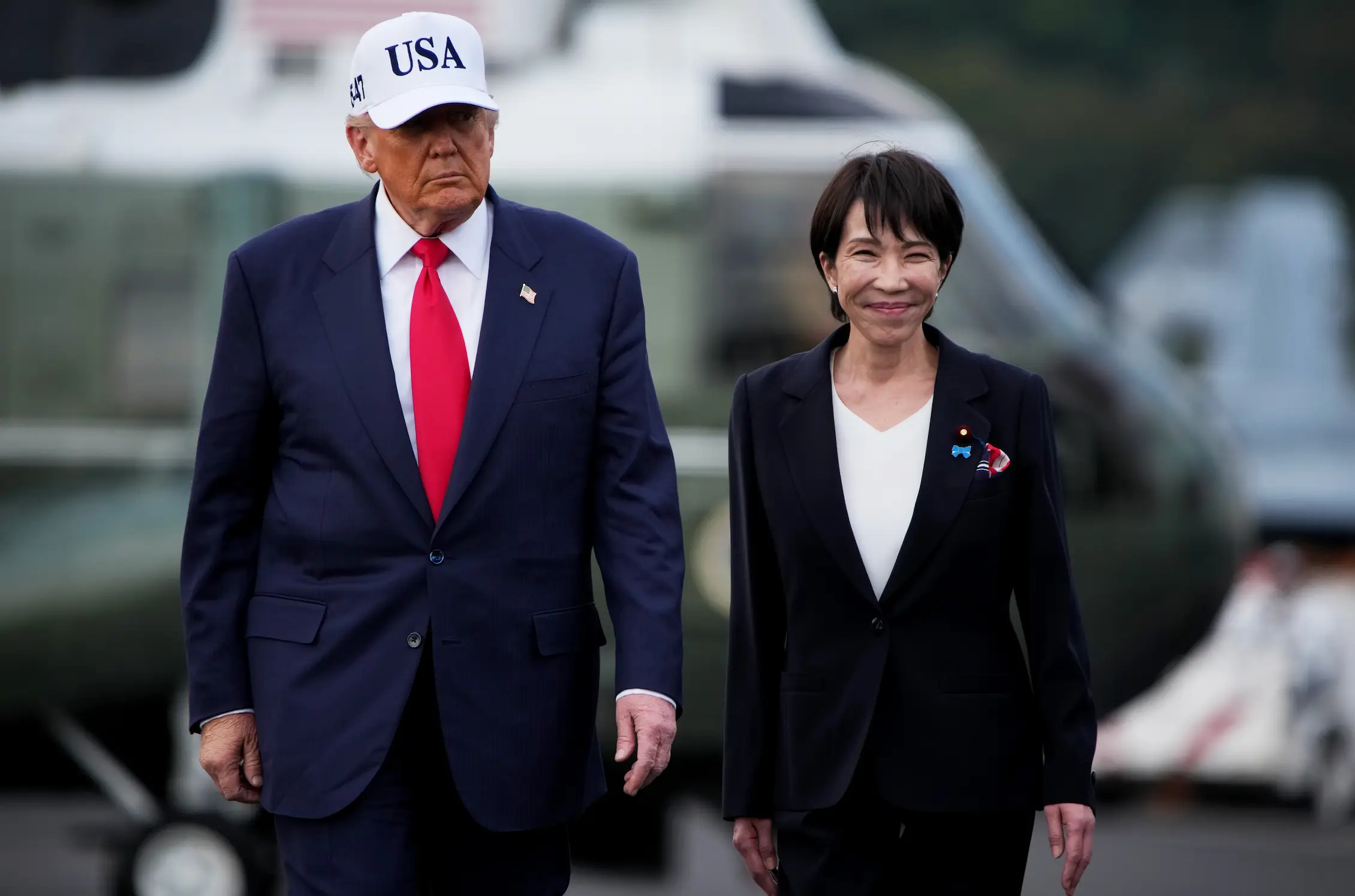 Takaichi spends her days connecting with high-profile people (Andrew Harnik/Getty Images)