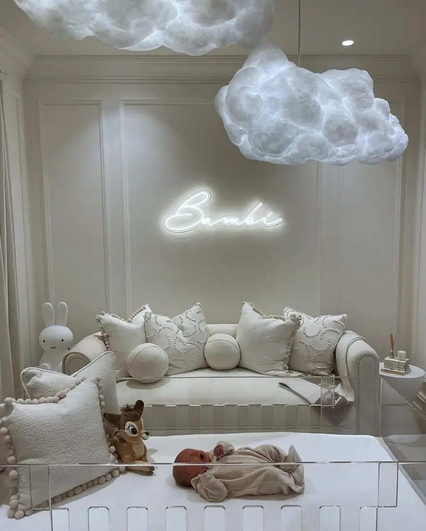 Some followers were intrigued over the cost of the crib.