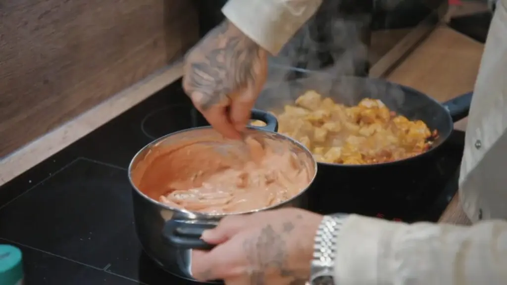 Viewers were shocked at the meal (E4)