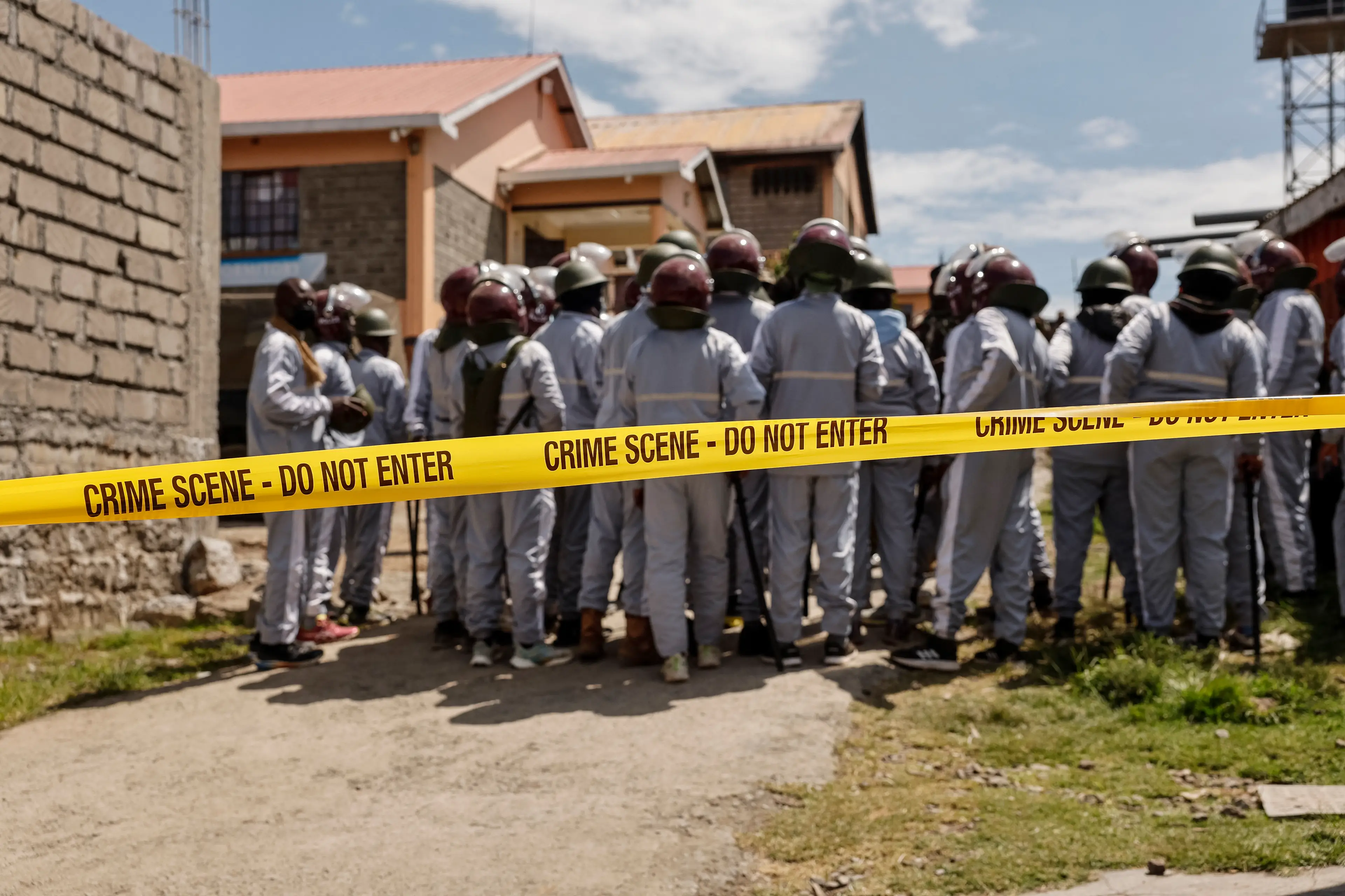 More than 70 students were injured in the blaze (SIMON MAINA / AFP via Getty Images)