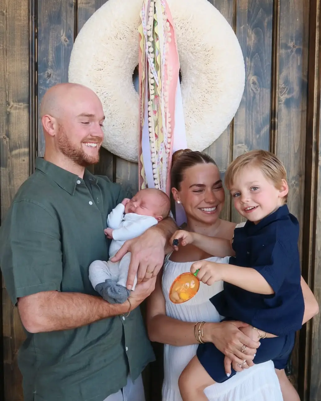  Trigg was Emilie's first-born son with her husband Brady Chapman and they also shared two-month-old Teddy (Instagram/@emiliekiser)